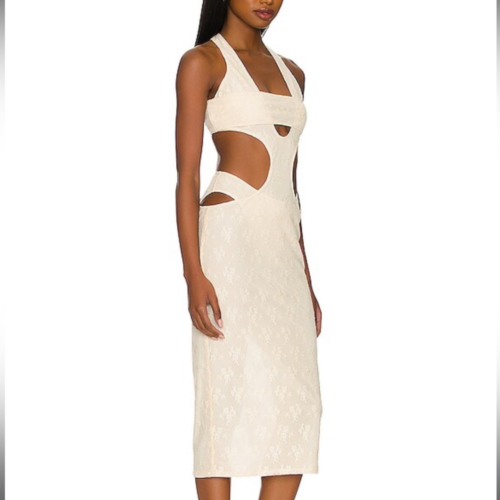 H:OURS - revolve Cutout Midi Dress